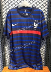 Retro Version 19-20 France Home Blue Thailand Soccer Jersey AAA-2669