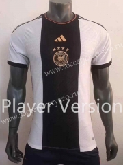 Player Version 2022-2023 Germany Home White Thailand Soccer Jersey AAA-518