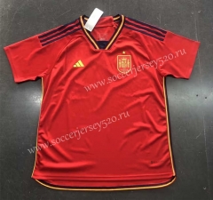 2022-2023 Spain Home Red Thailand Soccer Jersey AAA-HR