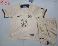 2022-2023 Chelsea 2nd Away Yellow Kid/Youth Soccer Uniform-507