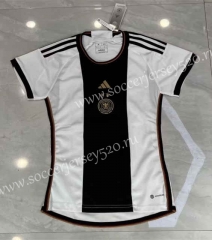 2022-2023 Germany Home White Women Thailand Soccer Jersey AAA-6149