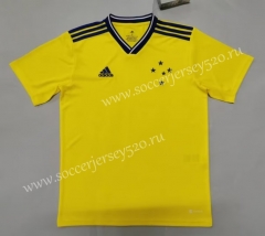 2022-2023 Cruzeiro EC 2nd Away Yellow Thailand Soccer Jersey AAA-908