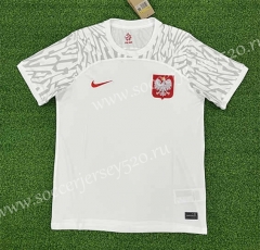 (S-4XL)2022-2023 World Cup Russia Away White Thailand Soccer Jersey AAA-403