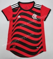 2022-2023 Flamengo 2nd Away Red&Black Women Thailand Soccer Jersey AAA-908