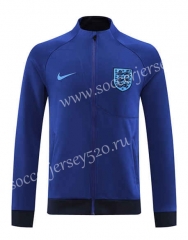 2022-2023 England Camouflage Blue Thailand Soccer Jacket-LH