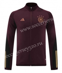 2022-2023 Germany Maroon Thailand Soccer Jacket-LH