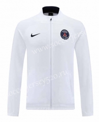 2022-2023 Paris SG White Thaila2022-2023 Paris SG White Thailand Soccer Jacket-LH