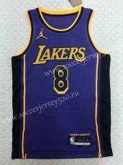 2022-2023 Jordan Limited Version Los Angeles Lakers Purple #8 NBA Jersey-311