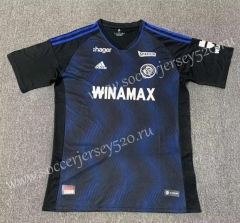 2022-2023 RC Strasbourg Away Blue&Black Thailand Soccer Jersey AAA-512