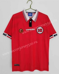 Retro Version 98-99 Norway Home Red Thailand Soccer Jersey AAA-C1046