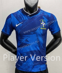 Player Version 2022-2023 Special Version Brazil Blue Thailand Soccer Jersey AAA-888