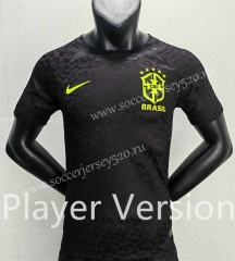 Player Version 2022-2023 Brazil Black Thailand Soccer Jersey AAA-888