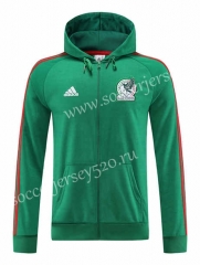 2022-2023 Mexico Green Thailand Soccer Jacket With Hat-LH