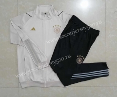 2022-2023 Germany Light Yellow Thailand Soccer Jacket Unifrom-815