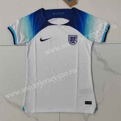 2022-2023 England Home White Women Thailand Soccer Jersey AAA-708