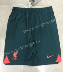 2022-2023 Liverpool 2nd Away Green Thailand Soccer Shorts-2886
