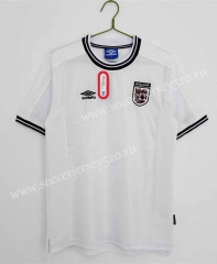 Retro Version 99-01 England Home White Thailand Soccer Jersey AAA-C1046