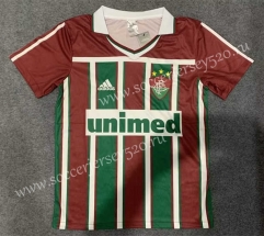 Retro Version 02-03 Fluminense de Feira Home Red&Green Thailand Soccer Jersey AAA