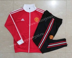 2022-2023 Manchester United Red Thailand Soccer Jacket Uniform -815
