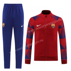 2022-2023 Barcelona Red Thailand Soccer Jacket Uniform-LH
