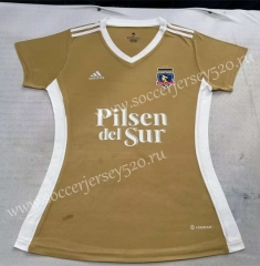 2022-2023 Colo-Colo 2nd Away Yellow Women Thailand Soccer Jersey AAA-6032