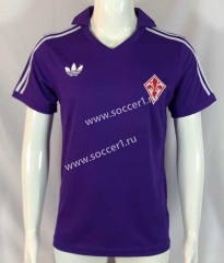 Retro Version 79-80 Fiorentina Home Purple Thailand Soccer Jersey AAA-503