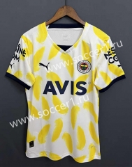 2022-2023 Fenerbahçe Home Yellow&White Thailand Soccer Jersey AAA-9171