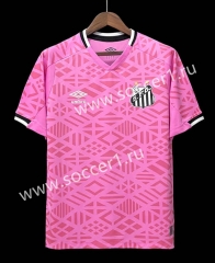 2022-2023 Santos FC Pink Thailand Soccer Jersey AAA