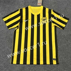 2023-2024 Al Ittihad Saudi Home Yellow&Black Thailand Soccer Jersey AAA-3066