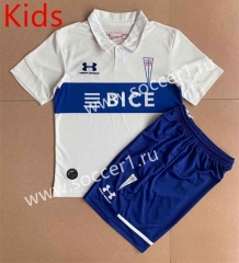2023-2024 CD Universidad Católica Home Blue&White Kids/Youth Soccer Uniform-AY