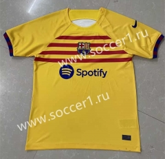 2022-2023 Barcelona 3rd Away Yellow Thailand Soccer Jersey AAA-818