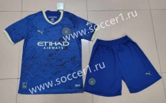 2023-2024 Manchester City Royal Blue Soccer Uniform-718