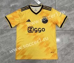 2023-2024 Ajax Away Yellow Thailand Soccer Jersey AAA