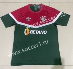 2023-2024 Fluminense de Feira Red&Green Thailand Soccer Jersey AAA-SJ