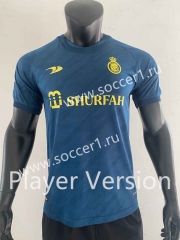 Player Version 2023-2024 Al-Nassr FC Away Royal Blue Thailand Soccer Jersey AAA-SJ