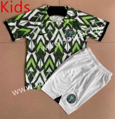 2022-2023 Concept Version Nigeria White&Green Kid/Youth Soccer Uniform-AY