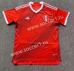 2023-2024 Peru Away Red Thailand Soccer Jersey AAA-512