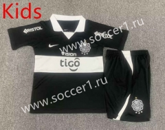 2023-2024 Olimpia Asunción Away Black Kids/Youth Soccer Unifrom-512