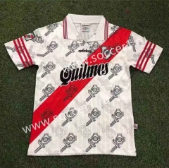 Retro Edition 96-97 River Plate Home White Thailand Soccer Jersey AAA-503