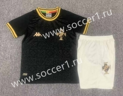 2023-2024 CR Vasco da Gama Black Kids/Youth Soccer Uniform-512