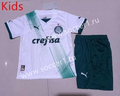 2023-2024 Palmeiras Away White Kids/Youth Soccer Uniform-507