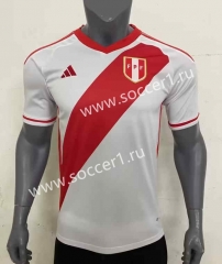 2023-2024 Peru Home White Thailand Soccer Jersey AAA-416