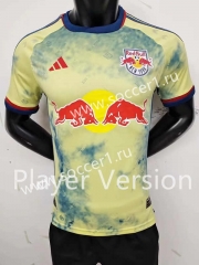 Player Version 2023-2024  New York Red Bulls Home Yellow Thailand Soccer Jersey AAA-4952