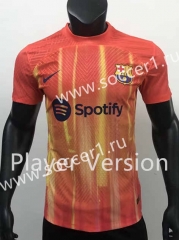 Player Version 2023-2024 Special Version Barcelona Orange Thailand Soccer Jersey AAA-1959