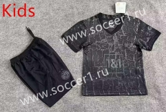 2023-2024 Borussia Dortmund 3rd Away Black Kids/Youth Soccer Uniform-8975