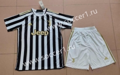 2023-2024 Juventus Black&White Soccer Uniform-718