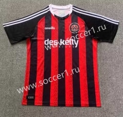 2023-2024 Bohemian Home Red&Black Thailand Soccer Jersey AAA-512