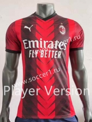 Player Version 2022-2023 AC Milan Home Red Thailand Soccer Jersey AAA-518
