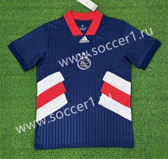 (S-4XL) 2022-2023 Ajax Royal Blue Thailand Soccer Jersey AAA-403