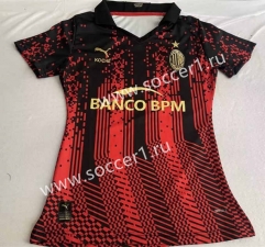 2023-2024 Special Version AC Milan Red&Black Women Thailand Soccer Jersey AAA-6895